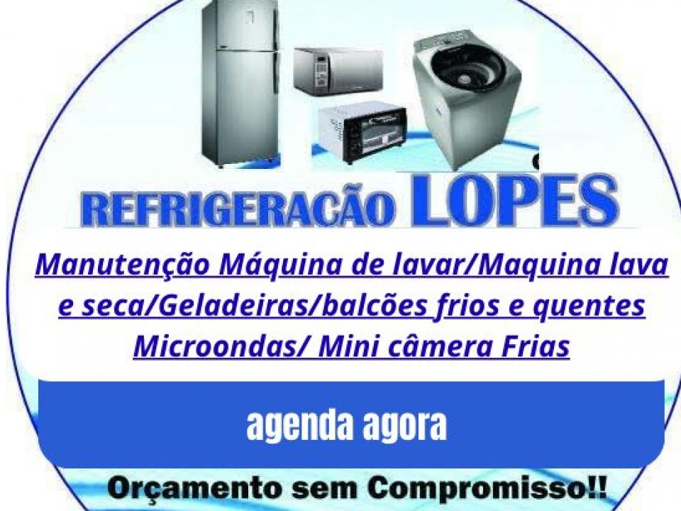 Manutençâo de Màquina de lavar e Geladeiras