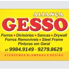 ALIANÇA GESSO