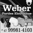 PORTÕES ELETRÔNICOS WEBER