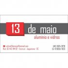 13 DE MAIO ALUMÍNIOS E VIDROS